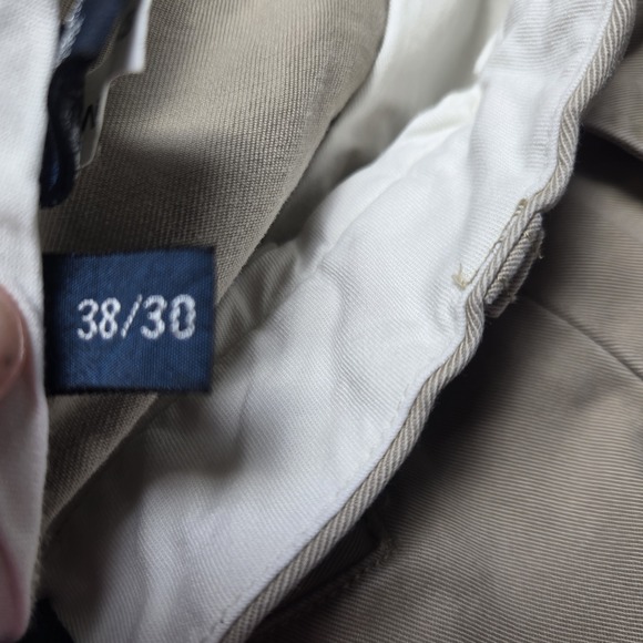 Polo Ralph Lauren Chino Pants Straight Khaki‎ 38x30 Prospect Pant Cotton Flat - Picture 8 of 8